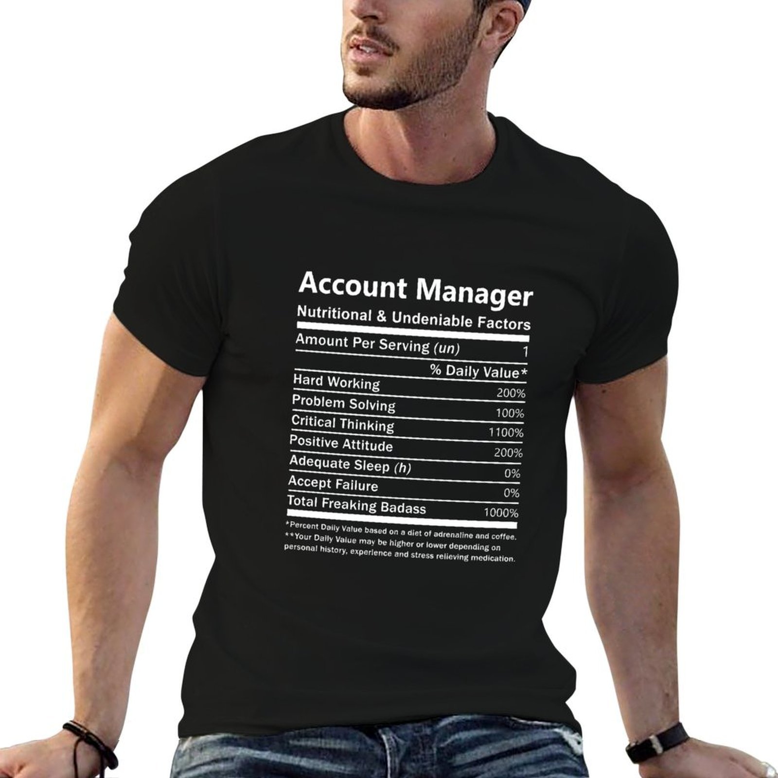 Nutrition Workout - Account Manager T Shirt - Nutritional
