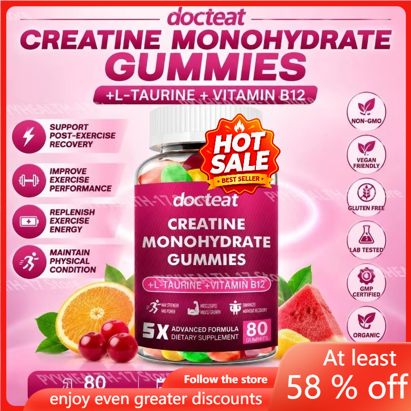 Multivitamin Gummy Adult - Creatine Monohydrate Gummies with L-Taurine and