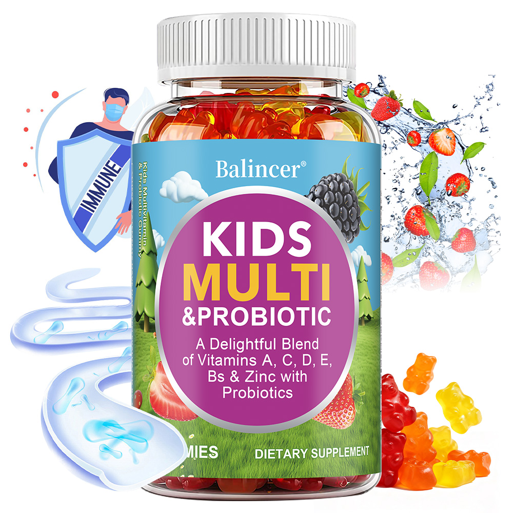 Multivitamin Gummy Adult - Kids Multivitamin + Probiotic Gummy, Digestive