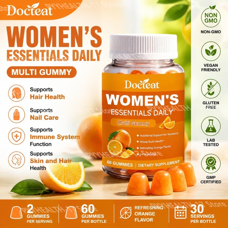 Docteat Women's Essentials Dai - Multivitamin Gummy Adult 评论和价格