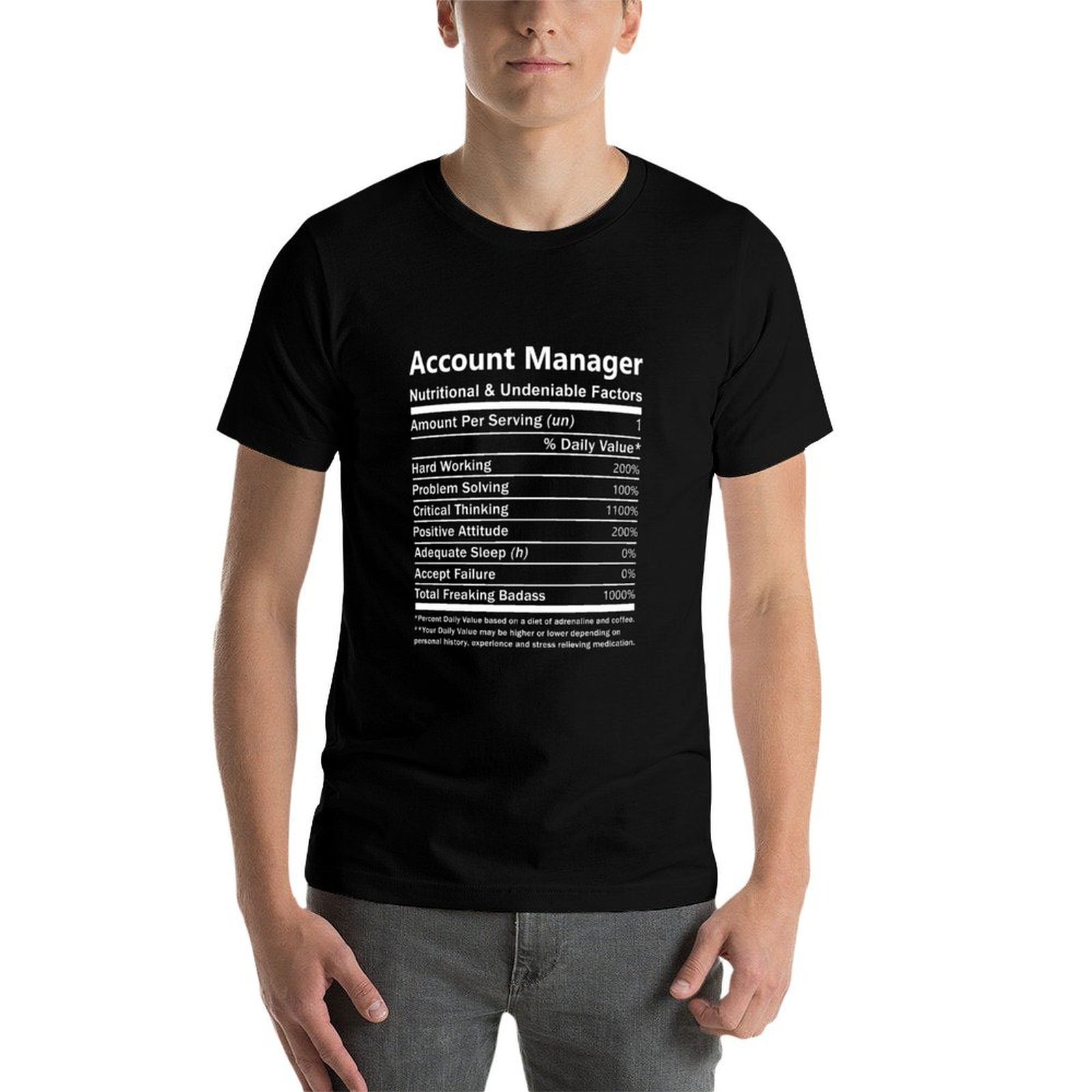 Account Manager T Shirt - Nutr - Nutrition Workout 评论和价格