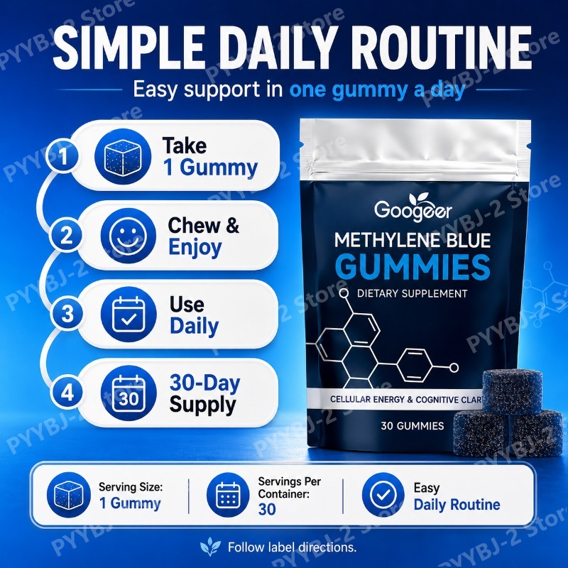 Methylene Blue Gummies 30 Coun - Multivitamin Gummy Adult 评论和价格